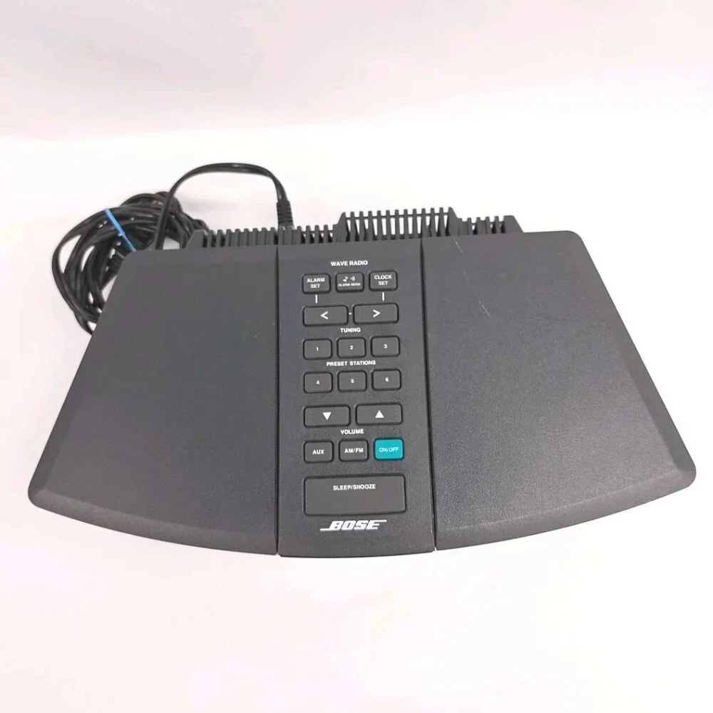 Bose Wave Radio AM/FM Clock Alarm Black Tested Working No Remote - Picture 4 of 16